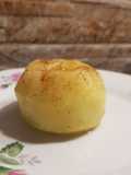 Manzana cocida en microondas