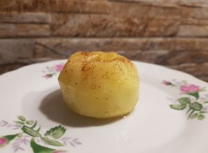 Una foto de Manzana cocida en microondas