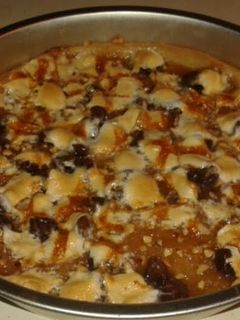 A picture of Rocky Road Cookie Pizza.