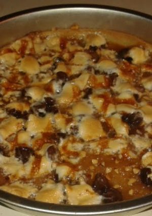 A picture of Rocky Road Cookie Pizza.