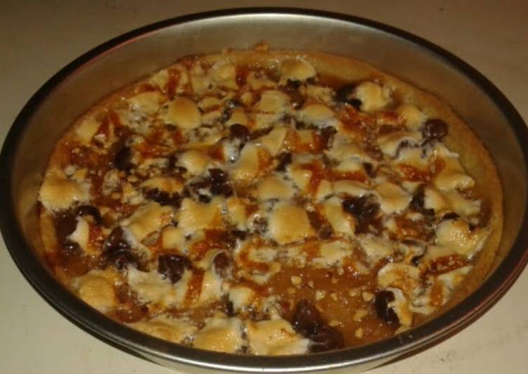 Recipe of Ultimate Rocky Road Cookie Pizza