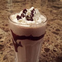 A picture of The Perfect Chocolate Milkshake.