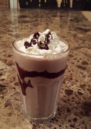 A picture of The Perfect Chocolate Milkshake.