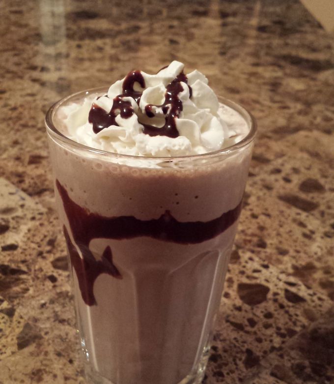 A picture of The Perfect Chocolate Milkshake.