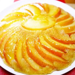 A picture of Easy Apple Cake Made In a Frying Pan.