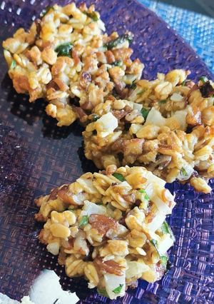 Una foto de Tortitas de avena - Receta vegetariana