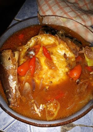 Foto resep Ikan Sarden + telor ceplok
