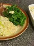 Tender Roast Beef, with Mustard and Cream Baked Leeks