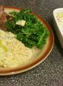 Tender Roast Beef, with Mustard and Cream Baked Leeks