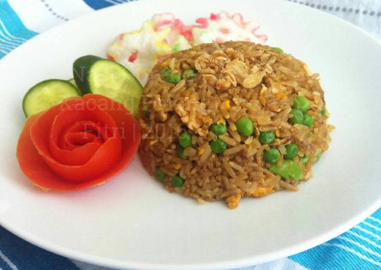 Cara membuat Nasi Goreng Kacang Polong mantap