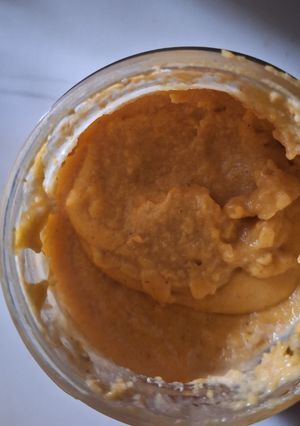 A picture of Oatmeal with béchamel sauce: a healthy recipe.