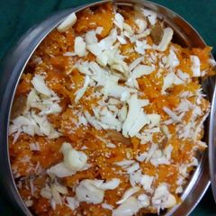 Carrot halwa A picture of Carrot halwa.