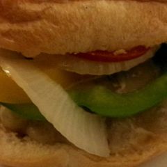 A picture of Taco Burger.