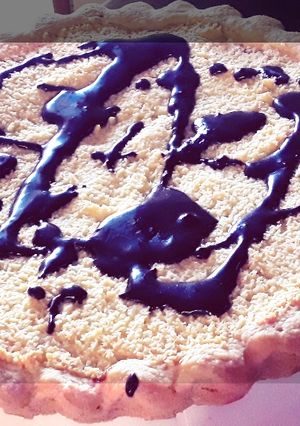 Una foto de Tarta de coco con chocolate