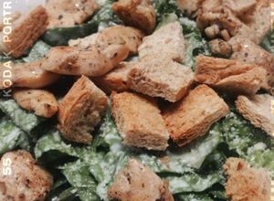 Foto resep Caesar Salad & Homemade Yogurt Dressing