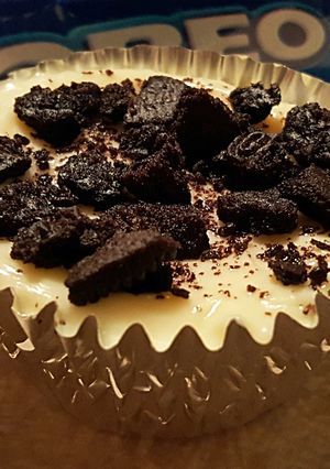 A picture of Mini Oreo Cheesecakes.