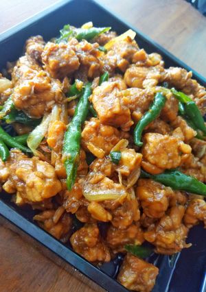 Foto resep Tempe lombok ijo