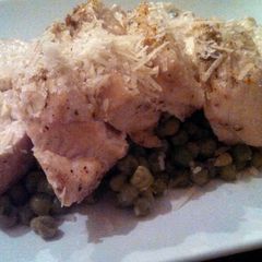 A picture of Chicken Breasts with Garlic and Herbed Goat Cheese.