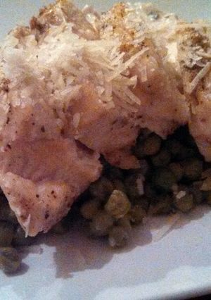 A picture of Chicken Breasts with Garlic and Herbed Goat Cheese.