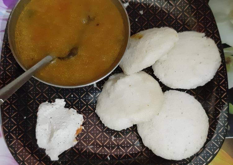 Recipe of Homemade Idli Sambar