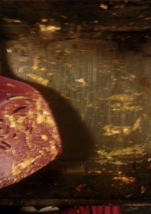 A picture of Not so vegetarian enchilada casserole.