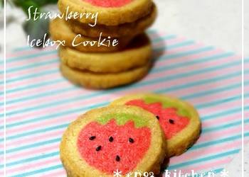 Easiest Way to Prepare Tasty Adorable Strawberry Freezer Cookies