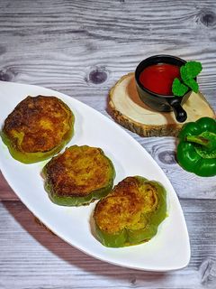 ক্যাপ্সিকাম গোল্ড কয়েন (Capsicum Gold Coin recipe in Bengali) রেসিপির প্রধান ছবি