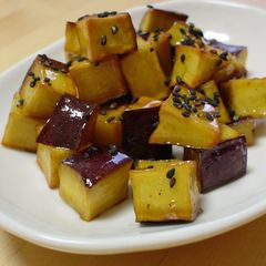 A picture of Easy, Diced Daigaku-Imo for Bento.