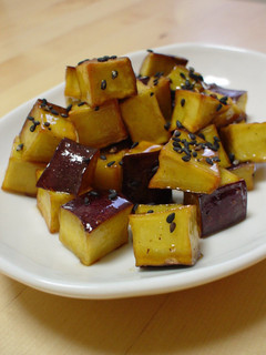 A picture of Easy, Diced Daigaku-Imo for Bento.