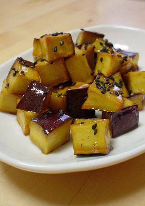 A picture of Easy, Diced Daigaku-Imo for Bento.