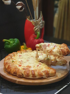 Foto resep 151. Stuffed Crust Pizza Homemade