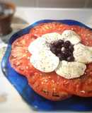 Carpaccio de tomate rosa de Barbastro