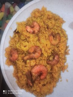 झणझणीत कोलंबी खिचडी भात (kolambi khichdi bhat recipe in marathi) रेसिपी चे मुख्य फोटो