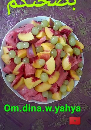 صورة لوصفة سلطة فواكه