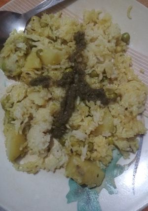 A picture of Veg. pulav.