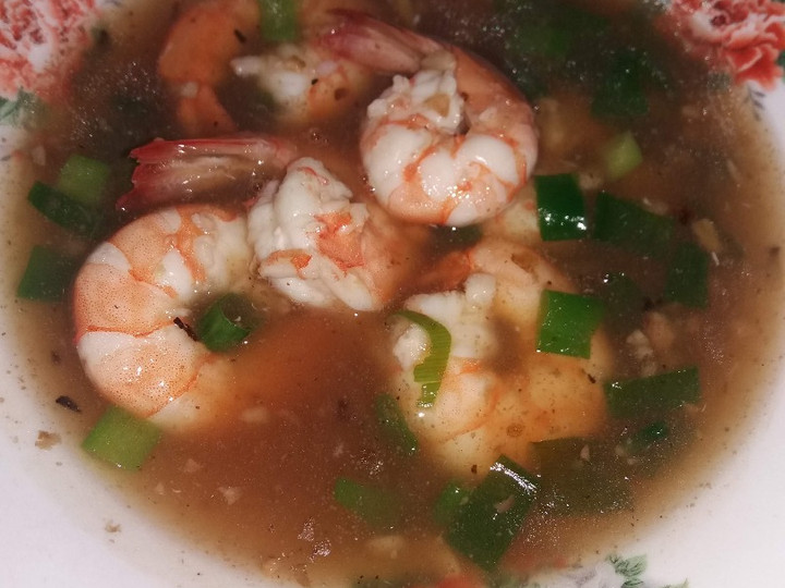 Anti Ribet, Memasak Udang masak kuah saos tiram Irit Anti Gagal