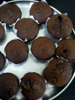 A picture of Chocolate muffins.