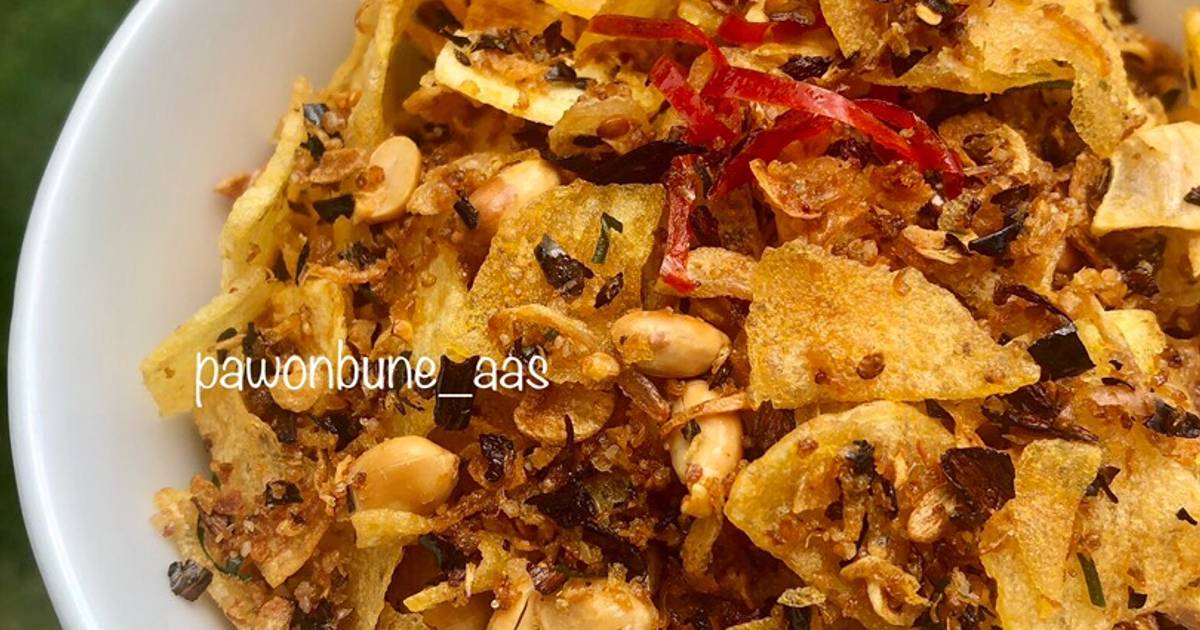 Resep Kering Kentang Kacang Bumbu Ebi Oleh Pawonbune Aas Cookpad