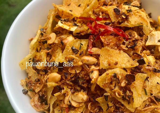 Resep Kering Kentang Kacang Bumbu Ebi Oleh Pawonbune Aas Cookpad