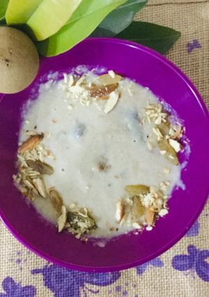 A picture of Chikoo-Kheer.