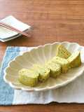Easy Rolled Omelet with Aonori (Japanese Green Seaweed)
