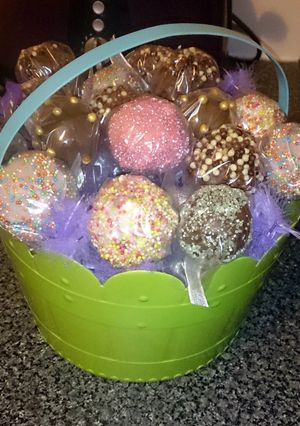 A picture of Cakepops..