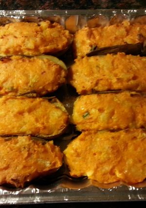 A picture of Double Stuff Baked Potatoes.