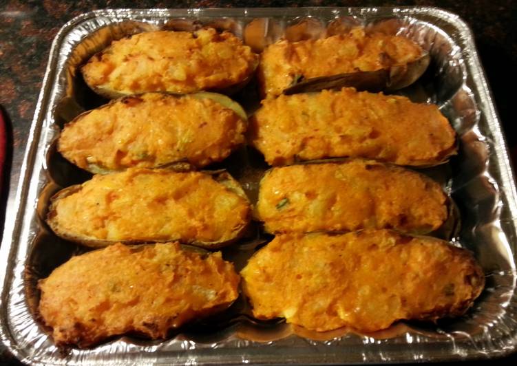 Recipe of Quick Double Stuff Baked Potatoes