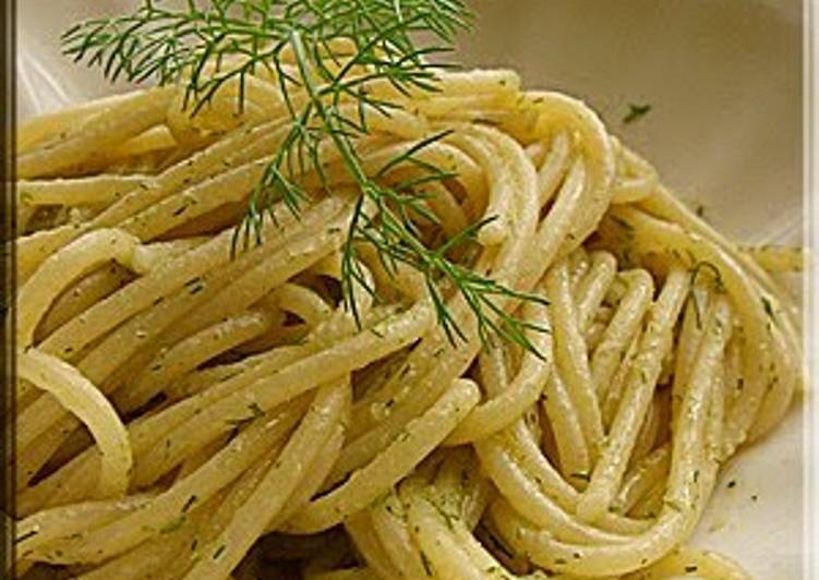 Recipe of Homemade Fennel Pasta