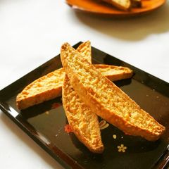 A picture of Egg-Free Miso & Sesame Okara Biscotti.