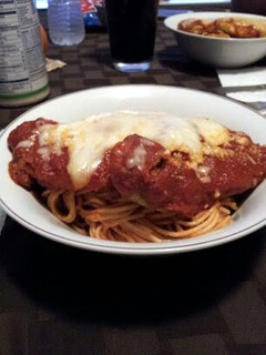 A picture of Delicious chicken parmesan!.