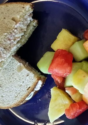 A picture of DJ's Ham Salad.