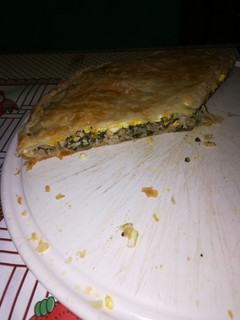 Una foto de Tarta de acelga y pollo