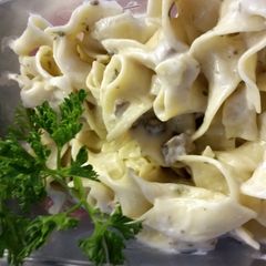 A picture of Noodles n Shrooms Sidedish.